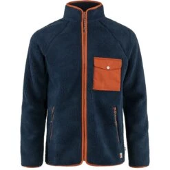 Fjallraven FJÄLLRÄVEN VARDAG PILE FLEECE M NAVY AUTUMN LEAF 23