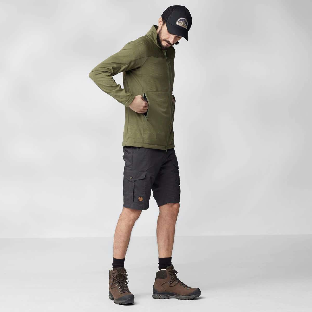 Fjallraven FJÄLLRÄVEN ABISKO LITE FLEECE JACKET M GREEN 23 5 Fjallraven FJÄLLRÄVEN ABISKO LITE FLEECE JACKET M GREEN 23 - immagine 3