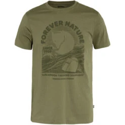 Fjallraven FJÄLLRÄVEN EQUIPMENT T-SHIRT M GREEN 23