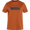 Fjallraven FJÄLLRÄVEN LOGO TEE W TERRACOTTA BROWN 23 -Fjallraven 9 123365 87146 243 01