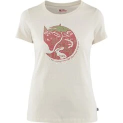 Fjallraven FJÄLLRÄVEN ARCTIC FOX PRINT T-SHIRT W CHALK WHITE 23