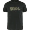 Fjallraven FJÄLLRÄVEN LOGO T-SHIRT M BLACK 23 -Fjallraven 9 95231 logo t shirt m black 87310 550 01